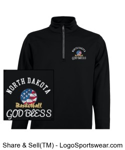 Charles River Adult Stealth Zip Pullover Design Zoom